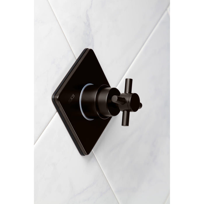 Kingston Brass KS3045DX Concord 3-Way Diverter Valve with Trim Kit, Oil Rubbed Bronze