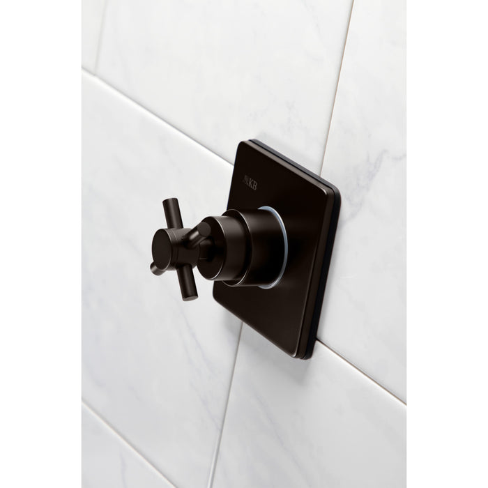 Kingston Brass KS3045DX Concord 3-Way Diverter Valve with Trim Kit, Oil Rubbed Bronze