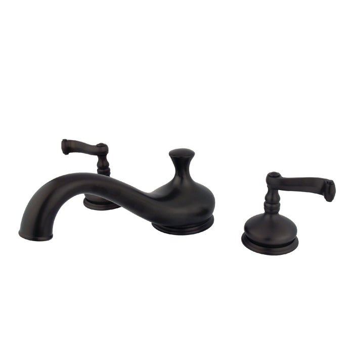 Kingston Brass KS3335FL Royale Two-Handle Roman Tub Faucet, Oil Rubbed Bronze