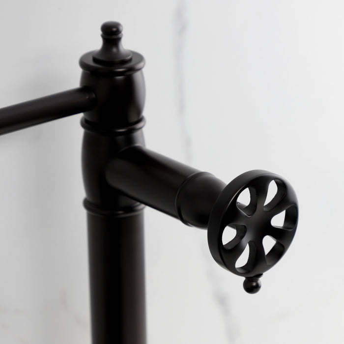 Kingston Brass KS3705RX Belknap Deck Mount Pot Filler Faucet, Oil Rubbed Bronze