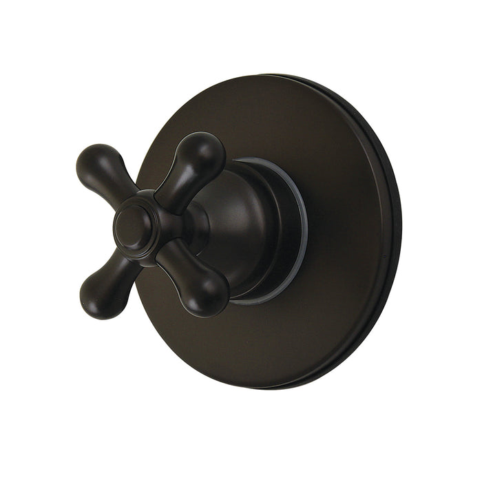 Kingston Brass KS4035AX Restoration Single-Handle Six-Way Diverter Valve with Trim Kit, Oil Rubbed Bronze