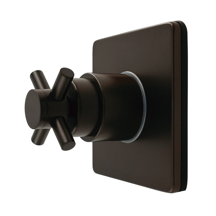 Kingston Brass KS4045DX Concord Single-Handle Six-Way Diverter Valve with Trim Kit, Oil Rubbed Bronze