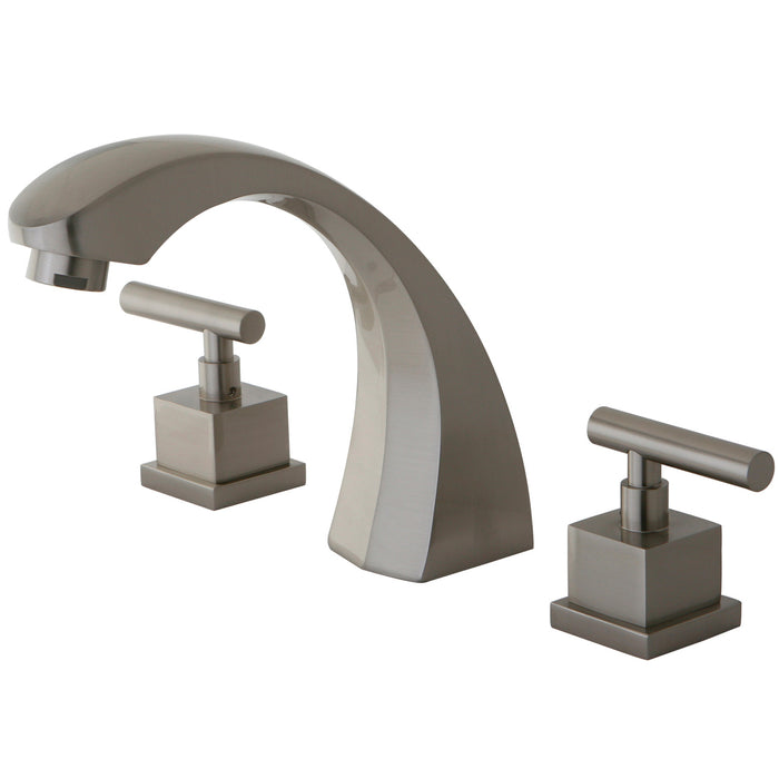 Kingston Brass KS4368CQL Concord Two-Handle Roman Tub Faucet, Brushed Nickel