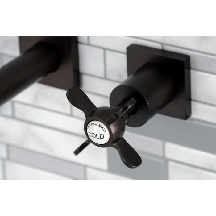 Kingston Brass KS6025BEX Essex Two-Handle Wall Mount Roman Tub Faucet, Oil Rubbed Bronze