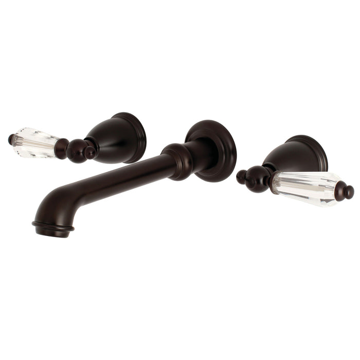 Kingston Brass KS7025WLL Wilshire Two-Handle Wall Mount Roman Tub Faucet, Oil Rubbed Bronze