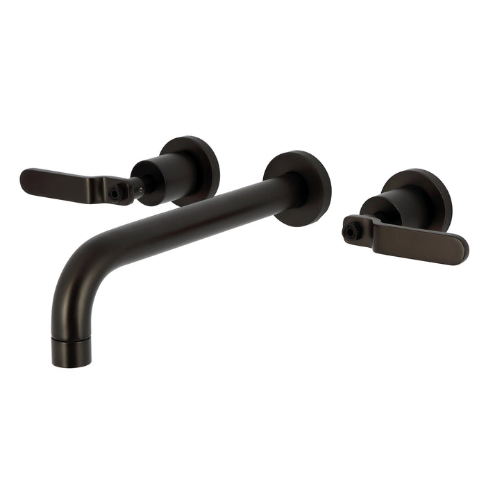 Kingston Brass KS8025KL Whitaker Two-Handle Wall Mount Roman Tub Faucet, Oil Rubbed Bronze