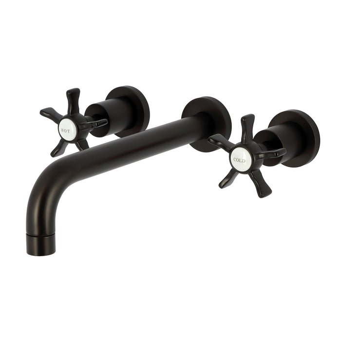 Kingston Brass KS8025NX Hamilton Two-Handle Wall Mount Roman Tub Faucet, Oil Rubbed Bronze