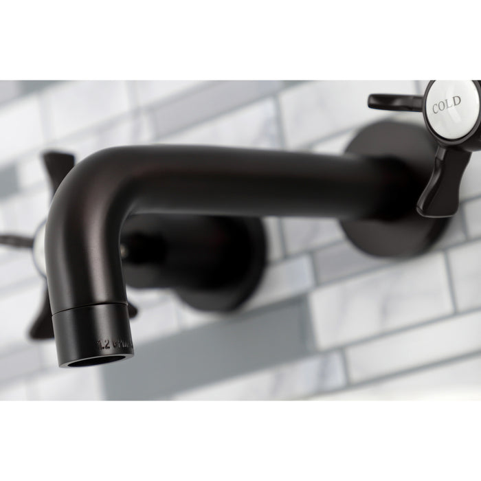 Kingston Brass KS8125NX Hamilton Two-Handle Wall Mount Bathroom Faucet, Oil Rubbed Bronze