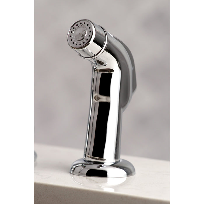 Kingston Brass KS821CSP Single-Handle Kitchen Faucet, Polished Chrome