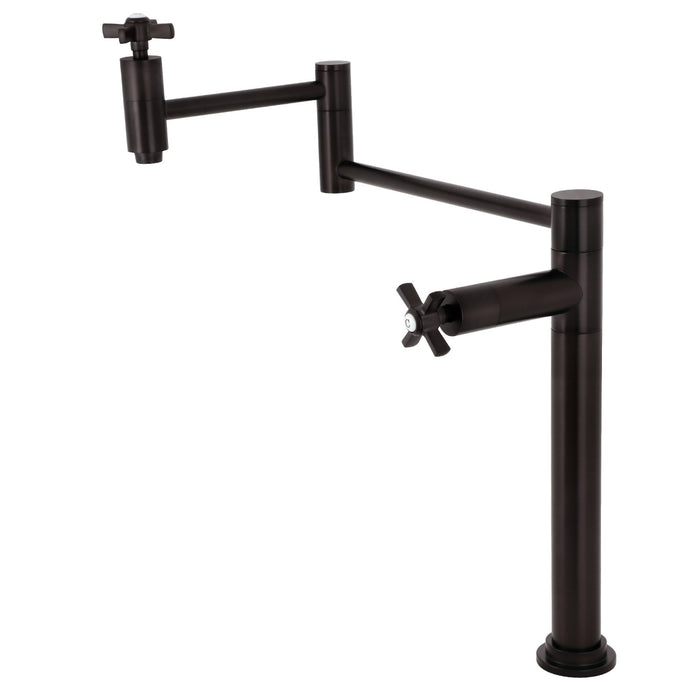 Kingston Brass KS8705ZX Millennium Deck Mount Pot Filler, Oil Rubbed Bronze