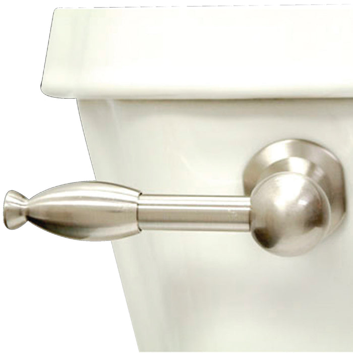 Kingston Brass KTKL8 Knight Front Mount Toilet Tank Lever, Brushed Nickel