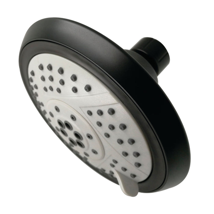 Kingston Brass KX1540 Vilbosch 5-Inch 5-Function Shower Head, Matte Black