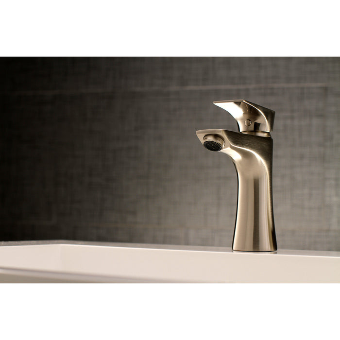 Kingston Brass LS4228XL Single-Handle Bathroom Faucet, Brushed Nickel