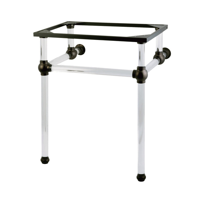 Kingston Brass VAH242030ORB Templeton 24-Inch x 20-3/8-Inch x 30-Inch Acrylic Console Sink Legs, Oil Rubbed Bronze