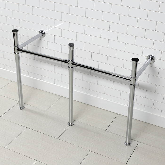 Fauceture VPBT14881 Imperial Stainless Steel Console Sink Legs, Polished Chrome