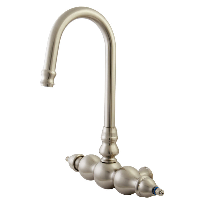 Kingston Brass ABT300-8 Vintage Gooseneck Faucet, Brushed Nickel