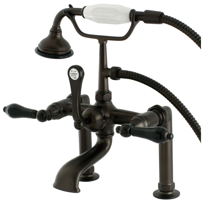 Aqua Vintage AE103T5PKL Duchess Deck Mount Clawfoot Tub Faucet, Oil Rubbed Bronze