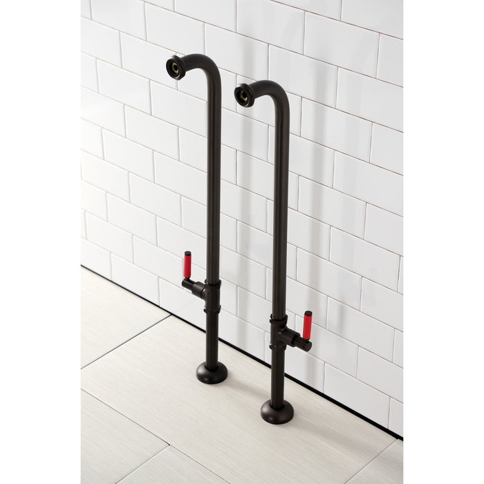 Kingston Brass AE810S5DKL Concord Freestanding Tub Supply Line, Oil Rubbed Bronze