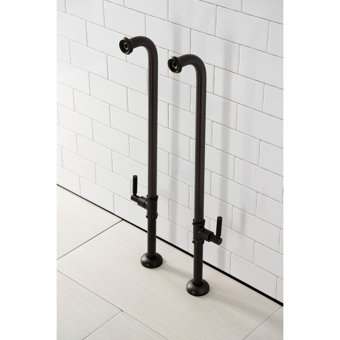 Kingston Brass AE810S5DKL Concord Freestanding Tub Supply Line, Oil Rubbed Bronze