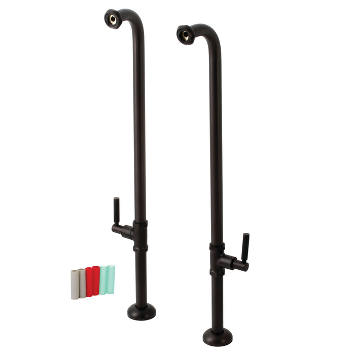 Kingston Brass AE810S5DKL Concord Freestanding Tub Supply Line, Oil Rubbed Bronze