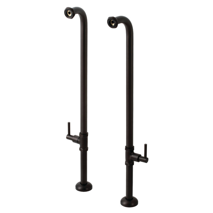 Kingston Brass AE810S5DL Concord Freestanding Tub Supply Line, Oil Rubbed Bronze