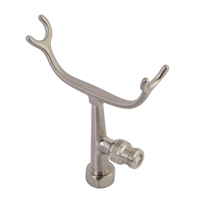 Aqua Vintage AET1010-8 Clawfoot Tub Faucet Cradle, Brushed Nickel