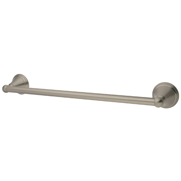 Kingston Brass BA2972SN Governor 18" Towel Bar, Brushed Nickel