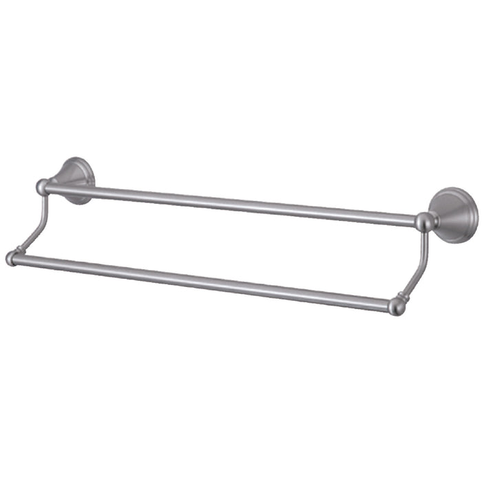 Kingston Brass BA297318SN Governor 18" Dual Towel Bar, Brushed Nickel