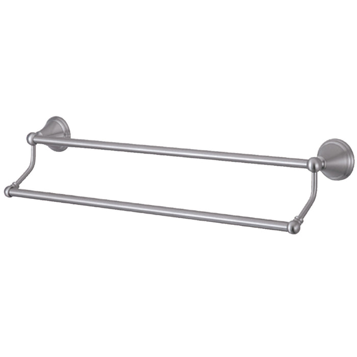 Kingston Brass BA2973SN Governor 24" Dual Towel Bar, Brushed Nickel