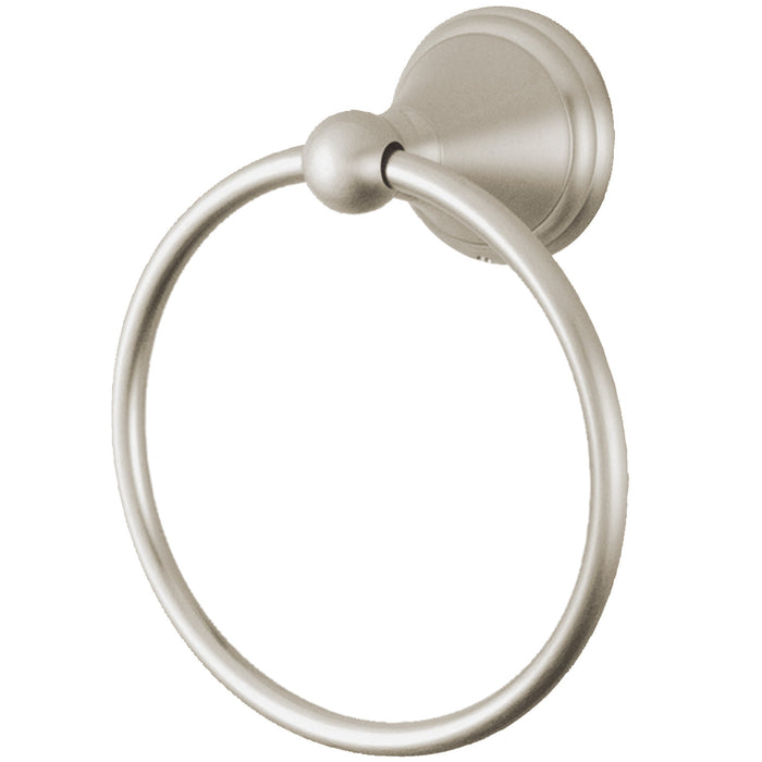 Kingston Brass BA2974SN Governor Towel Ring, Brushed Nickel