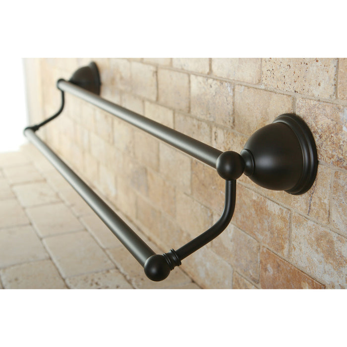 Kingston Brass BA3963ORB Restoration 24" Dual Towel Bar, Oil Rubbed Bronze