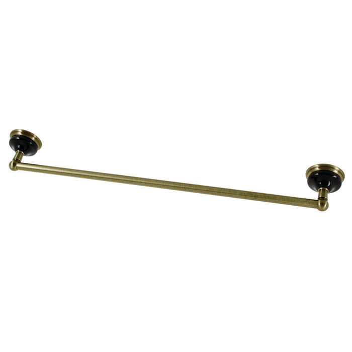 Kingston Brass BA9111AB Water Onyx 24 in. Towel Bar, Antique Brass