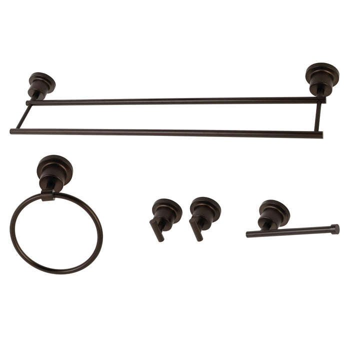 Kingston Brass BAH8213478ORB Concord 5-Piece Bathroom Accessory Sets, Oil Rubbed Bronze