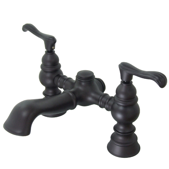 Kingston Brass CC1138T5 Vintage 7-Inch Deck Mount Tub Faucet, Oil Rubbed Bronze