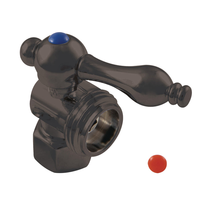 Kingston Brass CC13005 1/2" FIP x 3/4" Hose Thread, Washing Machine Valve, Oil Rubbed Bronze