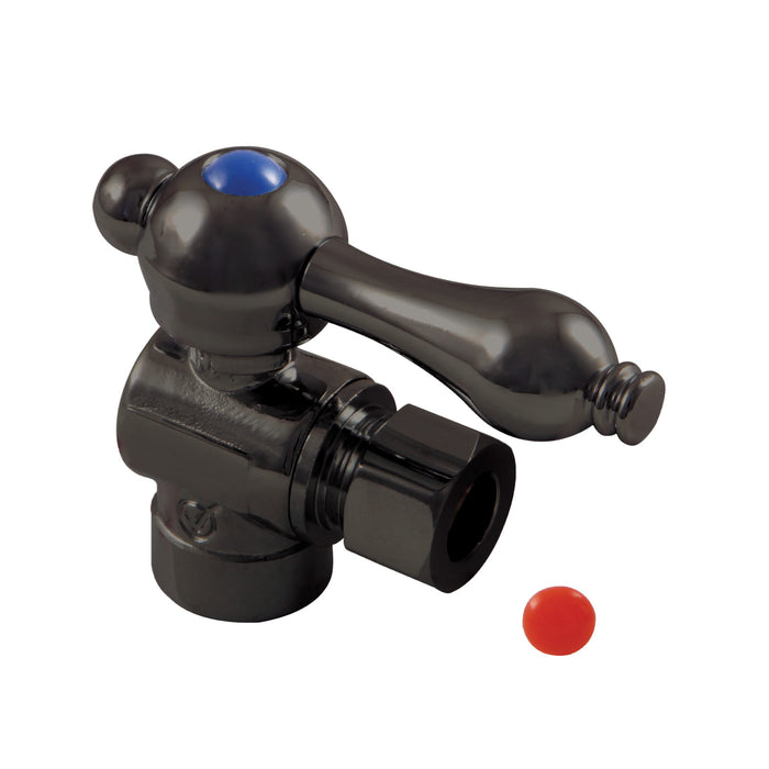 Kingston Brass CC43205 1/2" Sweat x 3/8" OD Comp Angle Stop Valve, Oil Rubbed Bronze