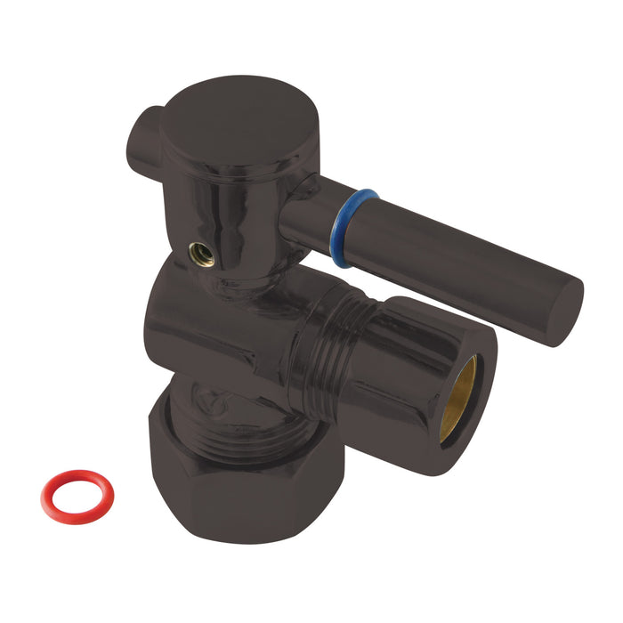 Kingston Brass CC54405DL 5/8" OD Comp x 1/2" OD Comp Angle Stop Valve, Oil Rubbed Bronze