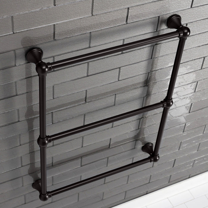 Kingston Brass DTC322419ORB Maximilien 24-Inch Wall Mount Towel Rack, Oil Rubbed Bronze