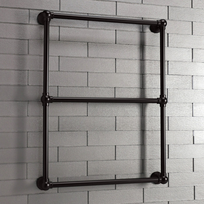 Kingston Brass DTC322419ORB Maximilien 24-Inch Wall Mount Towel Rack, Oil Rubbed Bronze