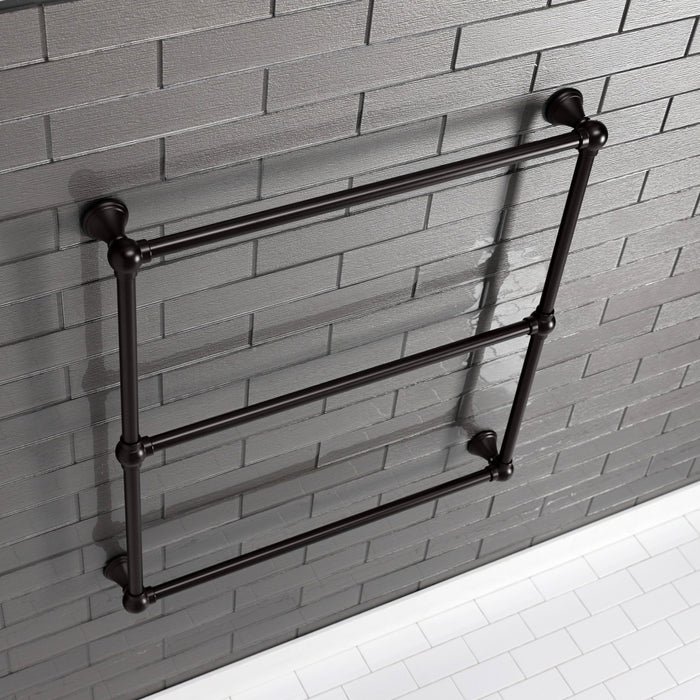 Kingston Brass DTC323019ORB Maximilien 30-Inch Wall Mount Towel Rack, Oil Rubbed Bronze