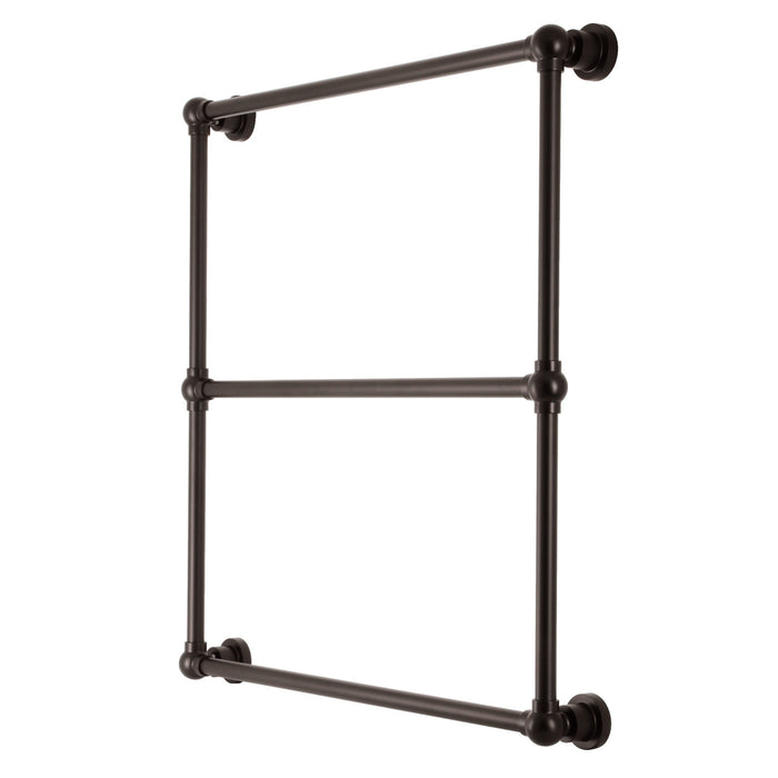 Kingston Brass DTM32303ORB Palatine 30-Inch x 32-Inch Wall Mount Towel Rack, Oil Rubbed Bronze