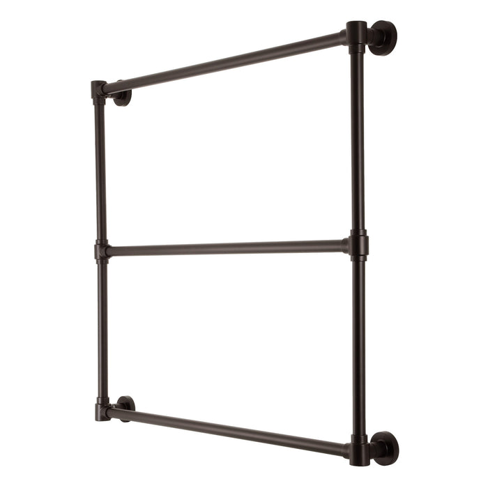 Kingston Brass DTM323635 Gallant 36-Inch x 32-Inch Wall Mount Towel Rack, Oil Rubbed Bronze