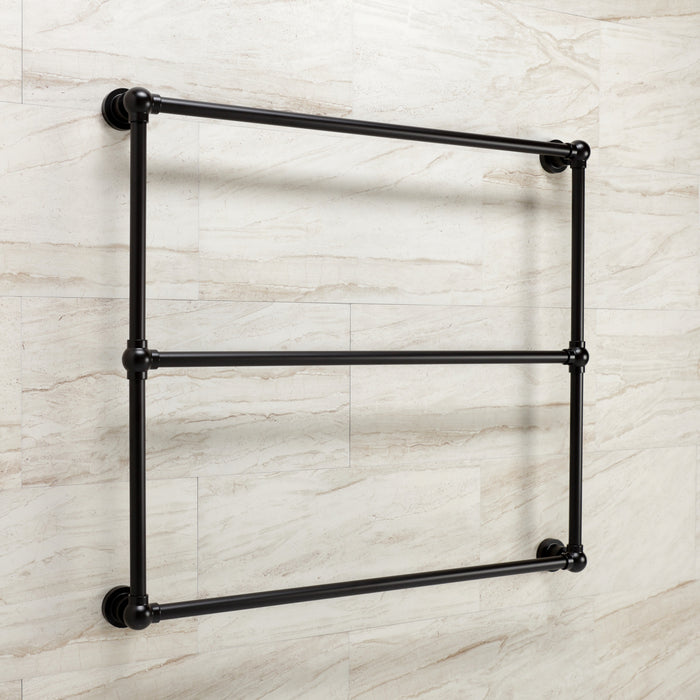 Kingston Brass DTM32363ORB Palatine 36-Inch x 32-Inch Wall Mount Towel Rack, Oil Rubbed Bronze