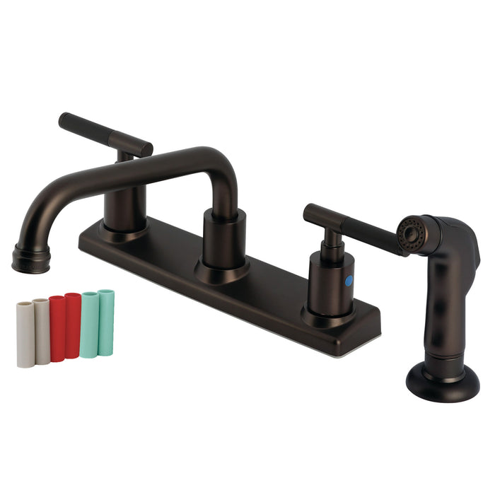 Kingston Brass FB2135CKL Kaiser 8-Inch Centerset Kitchen Faucet, Oil Rubbed Bronze