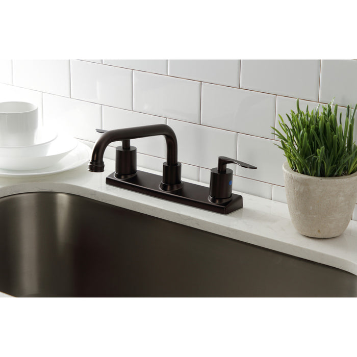 Kingston Brass FB2135SVL Serena Centerset Kitchen Faucet, Oil Rubbed Bronze