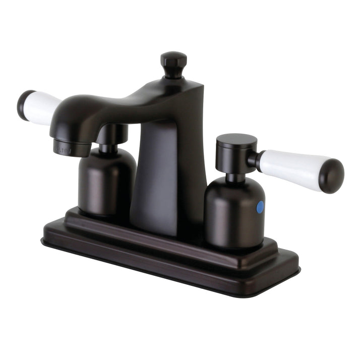 Kingston Brass FB4645DPL 4 in. Centerset Bathroom Faucet, Oil Rubbed Bronze