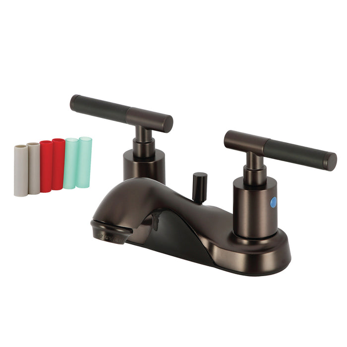 Kingston Brass FB5625CKL Kaiser 4 in. Centerset Bathroom Faucet with Pop-Up Drain, Oil Rubbed Bronze