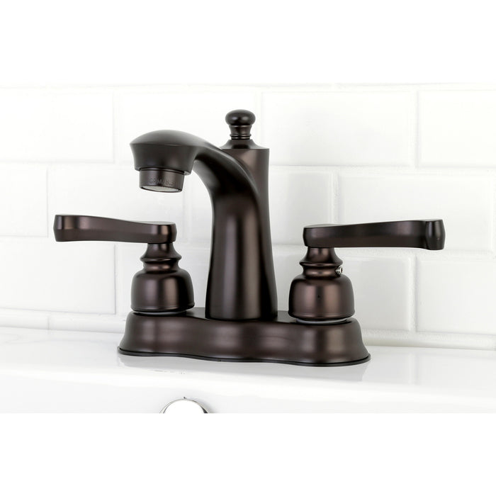 Kingston Brass FB7615FL 4 in. Centerset Bathroom Faucet, Oil Rubbed Bronze