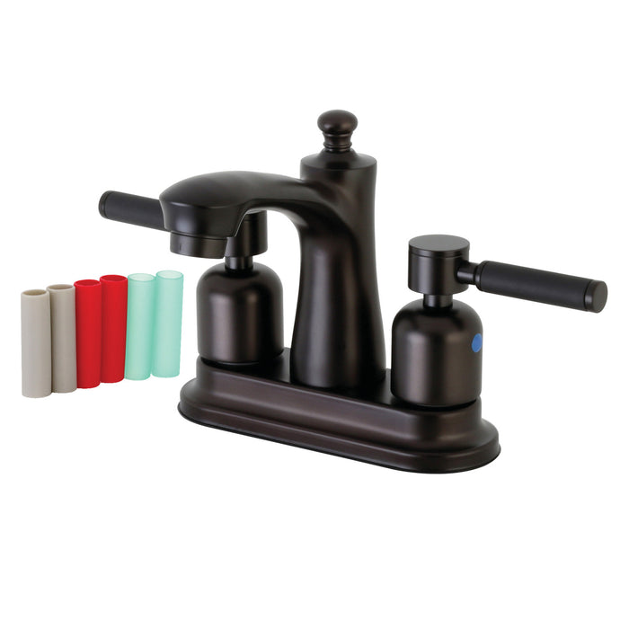 Kingston Brass FB7625DKL 4 in. Centerset Bathroom Faucet, Oil Rubbed Bronze