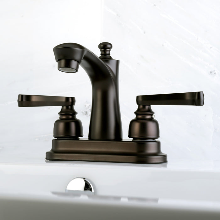 Kingston Brass FB7625FL 4 in. Centerset Bathroom Faucet, Oil Rubbed Bronze